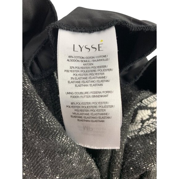 Lysse Womens Geometric Black & White Textured Skirt MP - Picture 5 of 5